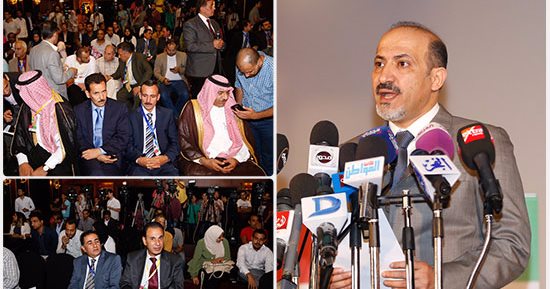 "الغد السورى" يحذر من قلب القاهرة: "التفكير فى التقسيم لعب بالنار".. الجربا أمام مؤتمر العشائر: سوريا تتعرض لاحتلال أمريكى روسى تركى.. مصر والسعودية والإمارات "مثلث صمود".. ولا بديل عن التنسيق للخروج بحل سياسى