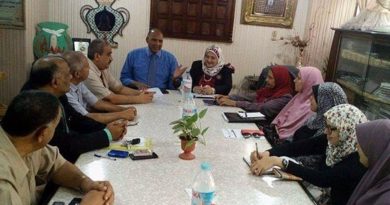 "تعليم المنوفية" يعقد اجتماعا مع وكيل وزارة الصحة لتطبيق "السن المدرسى"