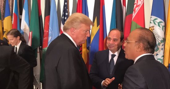 بالصور.. السيسي يلتقي ترامب والملك عبدالله ورئيس وزراء اليابان