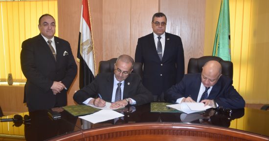 توقيع بروتوكول تعاون بين محافظة الفيوم والهيئة العربية للتصنيع