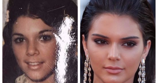 شاهد كيندال "COPY" من كريس جينر.. صورة قديمة نشرتها كيم كشفت الشبه