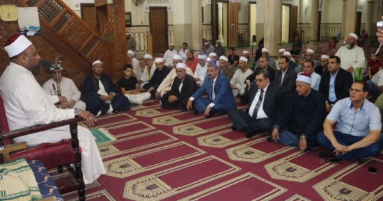 محافظ الفيوم يشهد الاحتفال بالعام الهجرى الجديد بمسجد ناصر الكبير