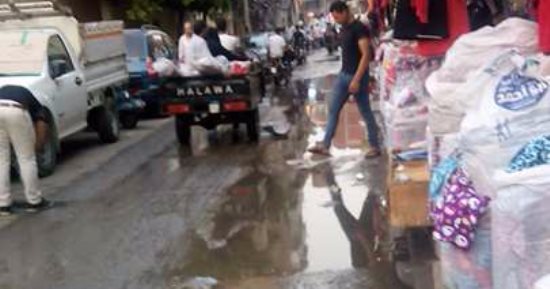 شكوى من طفح مياه المجارى فى شارع سيدى عبد القادر بالدقهلية