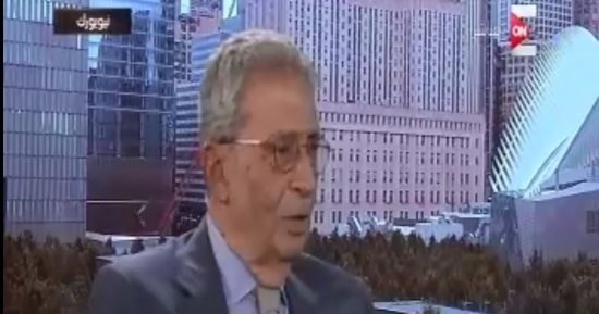 عمرو موسى لـ"ON E": العلاقات المصرية الأمريكية تتقدم