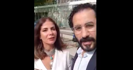 أحمد حلمى ومنى زكى فى الأمم المتحدة كسفراء للنوايا الحسنة