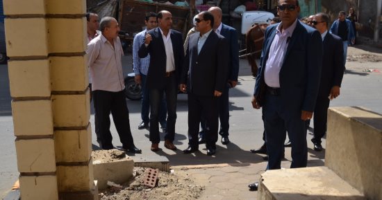 ​محافظ الغربية يتفقد أعمال تطوير شارع الجلاء بطنطا