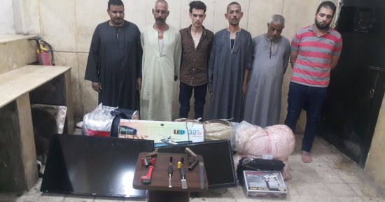 سقوط مسجل خطر يقود عصابة سرقة الشقق بالسلام.. والمتهمون يعترفون بـ7 جرائم