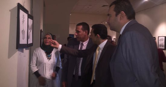 افتتاح معرض للفن التشكيلى فى ختام النشاط الصيفى بمركز إبداع دمنهور