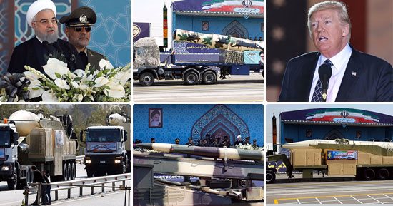 بالصور.. إيران تستعرض قوتها أمام الغرب.. طهران تكشف عن صاروخ باليستى يصل إلى 2000 كم قادر على حمل عدة رؤوس حربية.. وتهدد: سنزيد من تعزيز قدراتنا العسكرية والباليستية