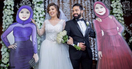 بالفيديو والصور.. والدتا منة ومحمد يحضران فرحهما رغم وفاتهما