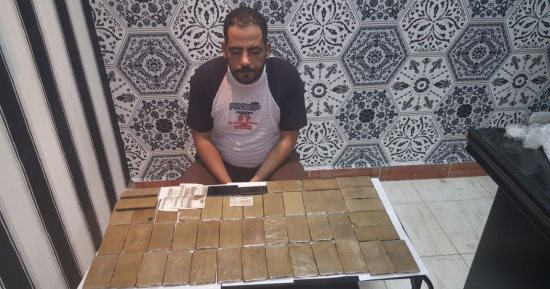 القبض على عاطل وبحوزته 4 كيلو حشيش قبل ترويجها فى المرج