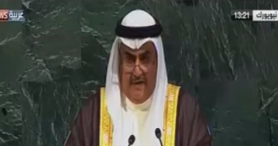 وزير الخارجية البحرينى يجتمع مع نظيره التايلاندى في نيويورك