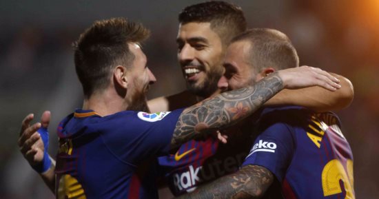 شاهد.. برشلونة يبتعد بصدارة الدوري الإسباني بثلاثية فى جيرونا