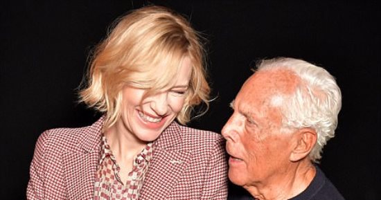 كيت بلانشيت فى عرض Giorgio Armani بملابس ثمنها 1873 جنيها إسترلينيا