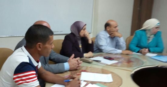 بالصور.. وكيل "تعليم الجيزة" يعد المعلمين بإنهاء أزمة العلاوات
