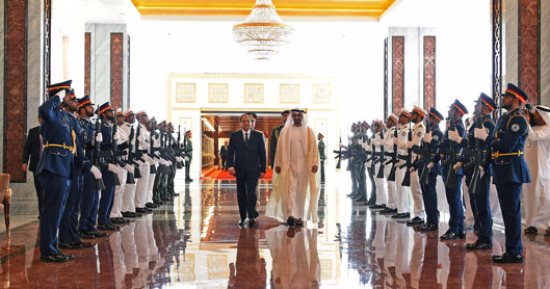 الإماراتيون يعبرون عن تقديرهم لمصر والسيسى فى اجتماع محمد بن زايد