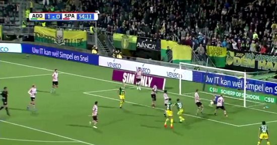 بالفيديو.. حارس يصنع المستحيل للحفاظ على مرماه بالدورى الهولندى