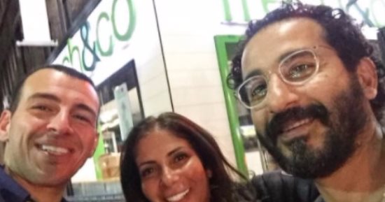 شاهد.. رامى رضوان مع أحمد حلمى ومنى زكى فى الأمم المتحدة