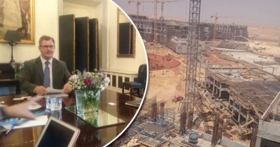 لندن تتجه لـ"أم الدنيا" بعد الانفصال عن أوروبا.. المبعوث التجارى البريطانى: مصر مليئة بفرص الاستثمار..زرنا العاصمة الإدارية لبحث التعاون فى البنية التحتية.. الإصلاح الاقتصادى شجع شركاتنا.. وزيادة أعداد السائحين