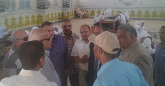 معاينة مقر اختبارات وظائف شركة المياه لأبناء مراكز الداخلة وبلاط والفرافرة
