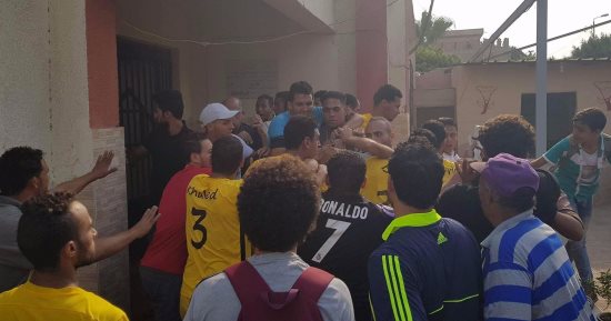 الاعتداء على حكم مباراة بدورى مراكز الشباب بالقليوبية 