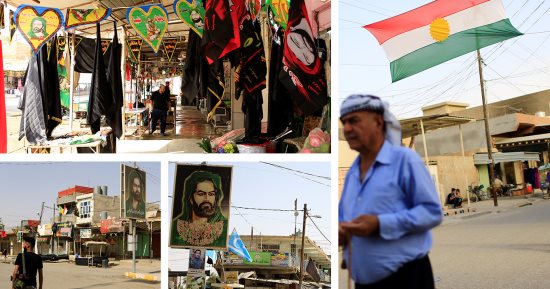 الاستعدادات الأخيرة فى أحياء عراقية قبل استفتاء استقلال كردستان 