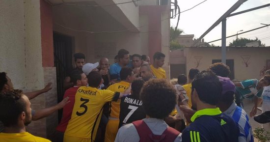الاعتداء على حكم مباراة بدورى مراكز الشباب بالقليوبية 
