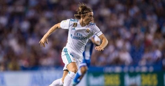 مودريتش يسجل هدف ريال مدريد الأول أمام أبويل نيقوسيا بتسديدة صاروخية