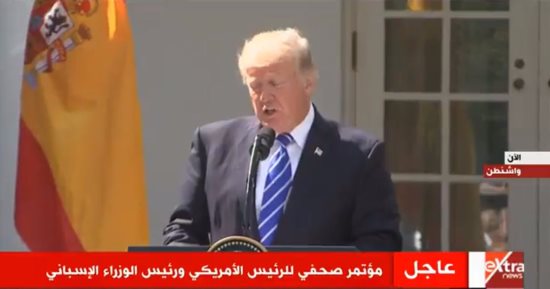 ترامب: لو اضطررنا للجوء للخيار العسكرى أمام كوريا الشمالية سنفعل
