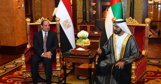 صحيفة: زيارة السيسى للإمارات تدعم الصف العربى لمواجهة المخاطر بالمنطقة
