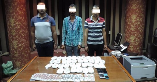 أمن بورسعيد يضبط 3 أشخاص بحوزتهم 36 طربة حشيش