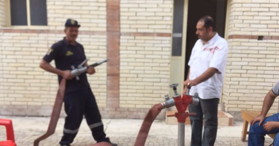 بالصور.. دورة لعاملى الحكومة والقطاع الخاصة بكفر الشيخ على الإطفاء 