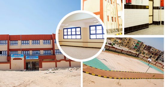 المدرسة المصرية اليابانية بأسيوط تستعد لاستقبال الطلاب