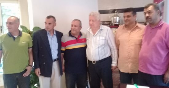 وفد من قيادة الدفاع الجوى يزور نادى الزمالك