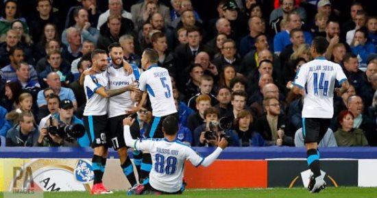 بالفيديو.. أبولون ليماسول يحرم إيفرتون من الفوز بالدوري الأوروبي