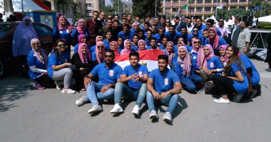 بالصور.. ماراثون وتنس طاولة فى ختام مهرجان استقبال طلاب جامعة عين شمس