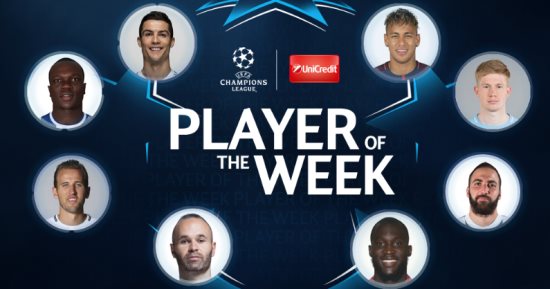 رونالدو يصارع نيمار ولوكاكو على لقب الأفضل فى دورى أبطال أوروبا