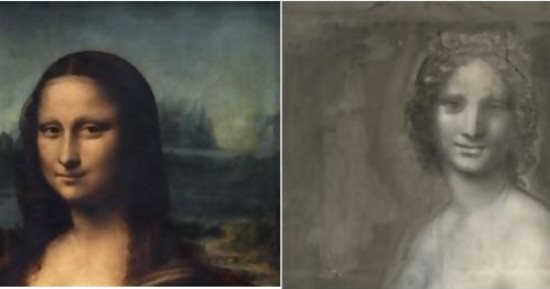 بالصور.. خبراء يعثرون على رسم أولى للموناليزا "عارية"