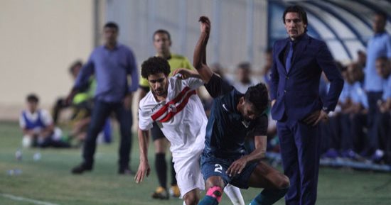التعادل السلبى يحسم الشوط الأول بين الزمالك وإنبى