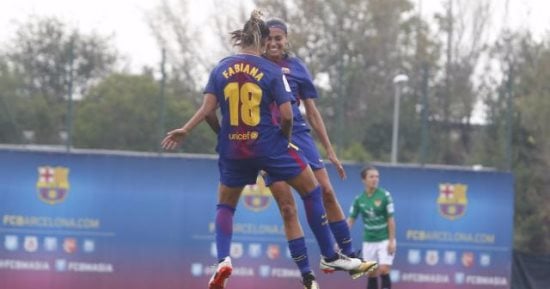 شاهد.. سيدات برشلونة على درب ميسي ورفاقه فى الدورى الإسبانى