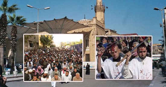 فتنة عاشوراء.. سلفيون يعلنون التمركز فى محيط الحسين لرصد تجاوزات الشيعة ويشيدون بقرار وزارة الأوقاف بغلق المسجد.. وقيادية شيعية تعلن تحديها: نازلين للحسين غصبا عن السلفيين.. وطز فى دستور مصر