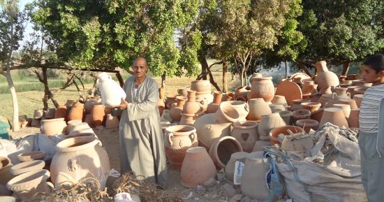 بالصور.. وادى النزلة بالفيوم.. موقع تصوير "دعاء الكروان" ومصدر صناعة الفخار