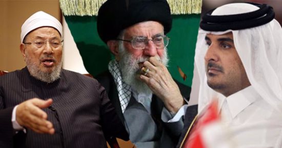 المعارضة القطرية تكشف التناقض القطرى الإخوانى تجاه إيران.. وتظهر هجوم القرضاوى على طهران واتهامه لها بقتل السوريين ثم دفاعه عن مشروعها النووى ووصفها بالدولة الشريفة.. مراقبون: الدوحة تكتوى بنار طهران قريبا
