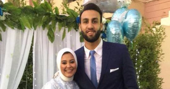 بالصور.. نجم سلة الزمالك يحتفل بخطوبته على حارسة يد الجزيرة