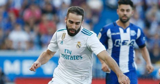 كارفاخال يدعم قائمة ريال مدريد أمام أتلتيكو