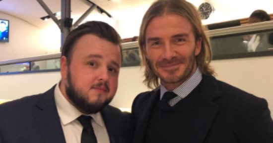 ديفيد بيكهام ينشر على "إنستجرام" صورة تجمعه مع نجم Game Of Thrones