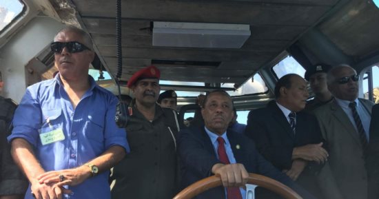 بعد توقف 3 سنوات.. رئيس الحكومة الليبية المؤقتة يفتتح ميناء بنغازى البحرى