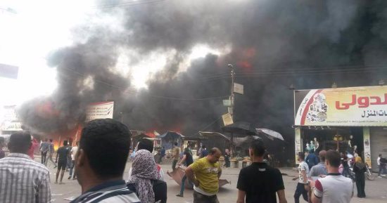 بالصور.. الحماية المدنية تسيطر على حريق بمحول كهرباء قبل انفجاره فى بنها