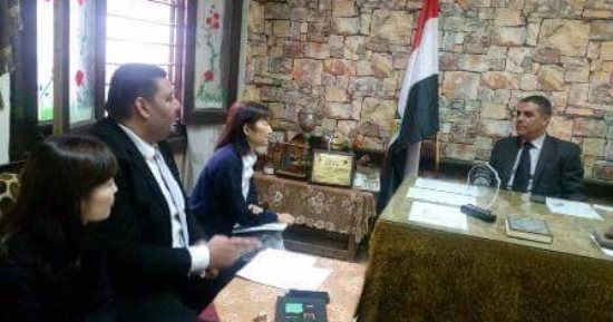 مدير "تعليم بنها" يستقبل وفد يابانى بمدرسة عمر بن عبد العزيز