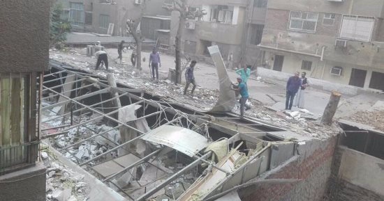 حملة إزالة لمبنى مخالف بالعجوزة ورفع إشغالات بالدقى فى الجيزة